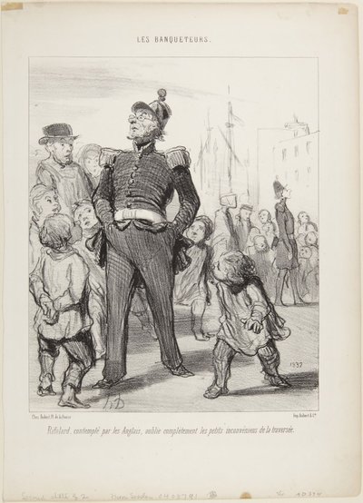 „A lakomázók” alkotó: Honoré Daumier