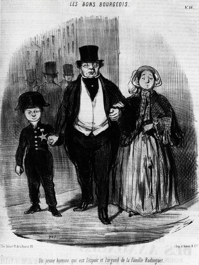 The Good Bourgeois - Daumier, „Charivari” 1846.09.16. alkotó: Honoré Daumier