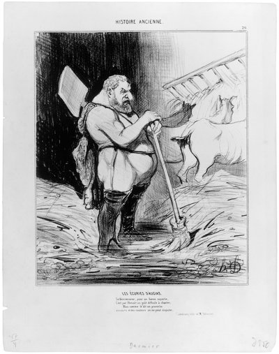 Augias istállói alkotó: Honoré Daumier