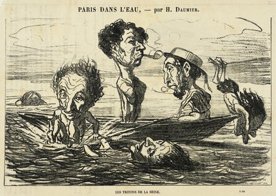 A Szajna tritonjai alkotó: Honoré Daumier