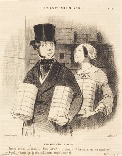 A névadó szerepének megtiszteltetése alkotó: Honoré Daumier