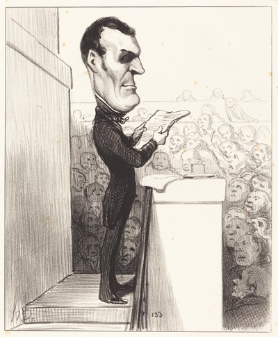 M.L.P.F. Esquirou de Parieu alkotó: Honoré Daumier