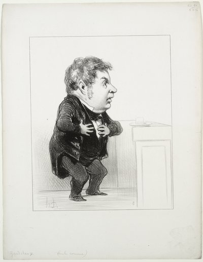 Michel Goudchaux alkotó: Honoré Daumier