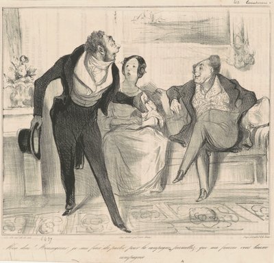 Istenem! Uram, én... alkotó: Honoré Daumier