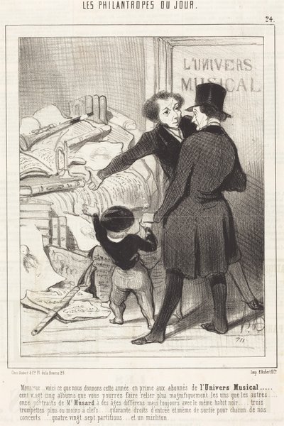 Uram... íme, ezt adjuk... prémiumként... alkotó: Honoré Daumier