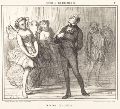 Mossie a rendező alkotó: Honoré Daumier