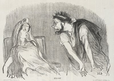 Oidipusz alkotó: Honoré Daumier