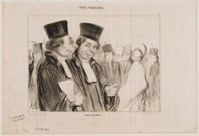 Vén gazember!! alkotó: Honoré Daumier