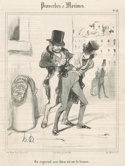 Az ingatlanunkat visszavesszük, vagy megtaláljuk alkotó: Honoré Daumier