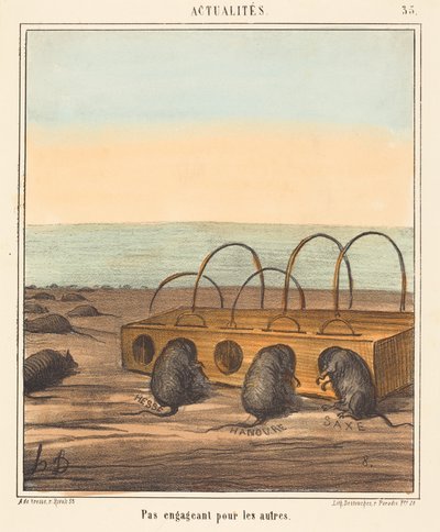 Nicht einladend für die anderen alkotó: Honoré Daumier