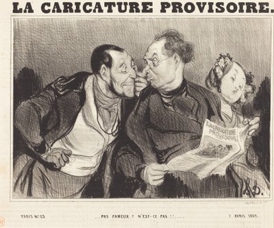 Nem valami jó Ugye!!... alkotó: Honoré Daumier