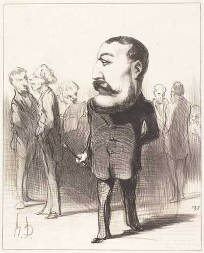 Pierre-Napoléon Bonaparte alkotó: Honoré Daumier