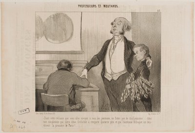 Kérem, ne legyenek túlzások ebben a cikkben, amelyet minden újságnak el fognak küldeni... alkotó: Honoré Daumier