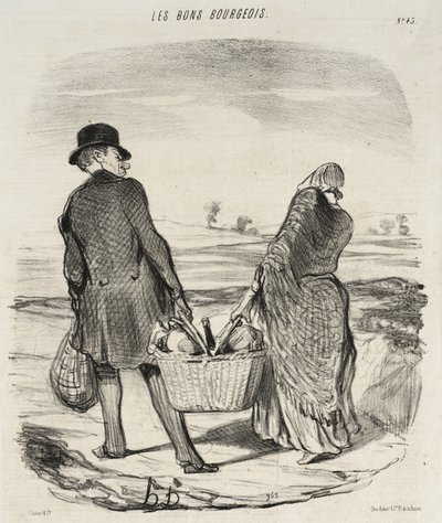Gyakrabban, mint ahányszor még rajtakapsz, hogy kielégítem a fantáziádat... alkotó: Honoré Daumier