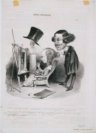Groteszk jelenetek: Ó! Ez csodálatos... alkotó: Honoré Daumier