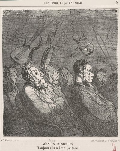 Zenei foglalkozások alkotó: Honoré Daumier