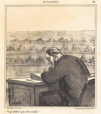 Ha nem választanának újra! alkotó: Honoré Daumier