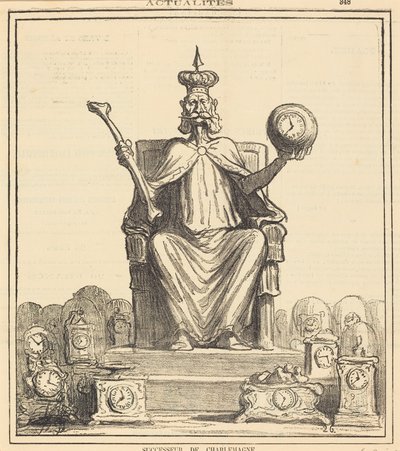 Nagy Károly utódja alkotó: Honoré Daumier