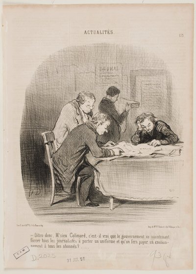 Mondja csak, Colimard úr… alkotó: Honoré Daumier