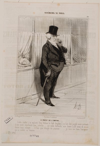 A Birodalom prefektusa alkotó: Honoré Daumier