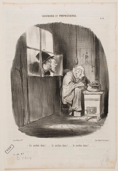 Akkor a kötelet!… alkotó: Honoré Daumier