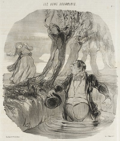 Nézd, Dorothée... ide vezetett... alkotó: Honoré Daumier