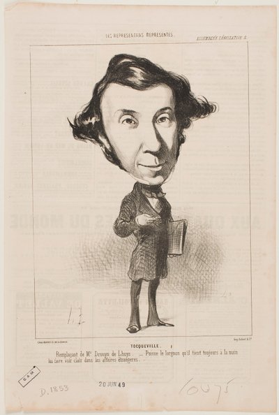 Tocqueville alkotó: Honoré Daumier