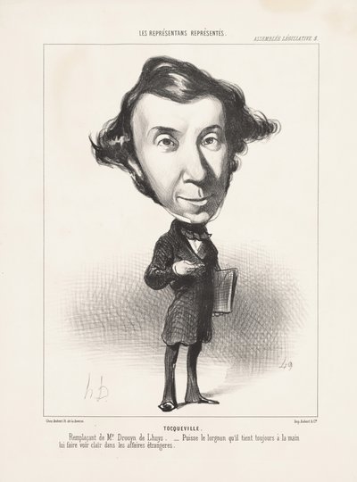 Tocqueville, 1849 alkotó: Honoré Daumier
