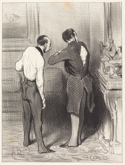 Tetszik a ruhád, kölcsönkérem tőled... alkotó: Honoré Daumier