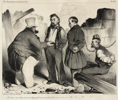 Nagyon jó!... Tökéletesen viselkedtek! alkotó: Honoré Daumier