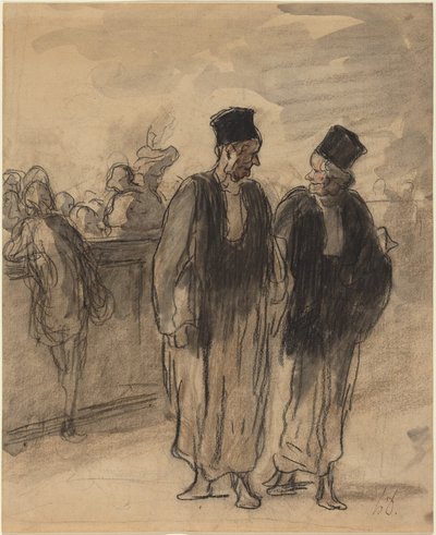 Két ügyvéd alkotó: Honoré Daumier