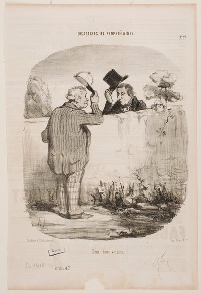 Két jó szomszéd alkotó: Honoré Daumier