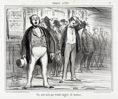 Szünet harmincfokos hőségben alkotó: Honoré Daumier