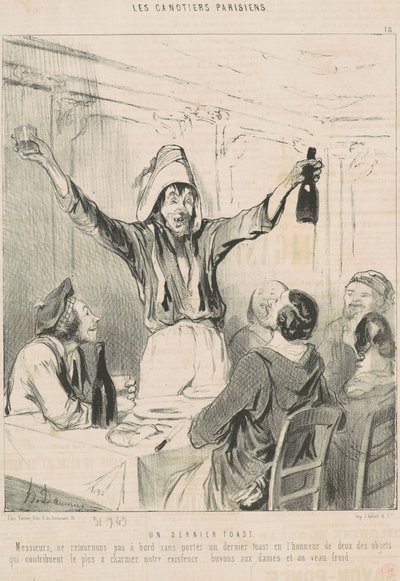 Egy utolsó pirítós alkotó: Honoré Daumier