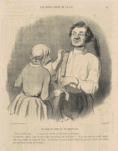 Az ünneplés és a fogszabályozás napja alkotó: Honoré Daumier