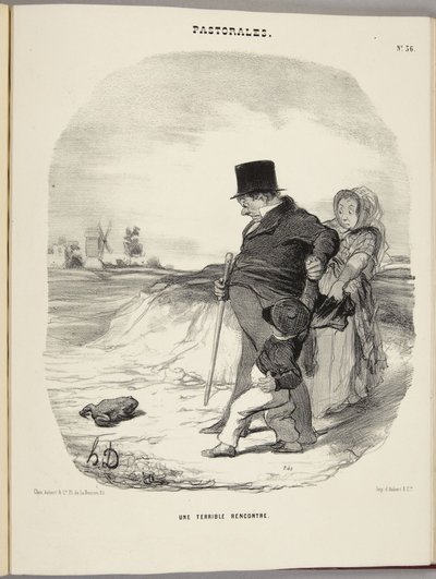 Egy szörnyű találkozás alkotó: Honoré Daumier