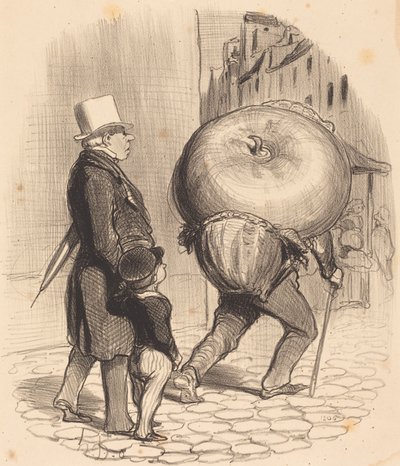 Botanikaóra alkotó: Honoré Daumier