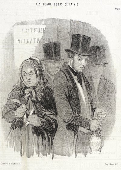 Jótékonysági sorsjáték alkotó: Honoré Daumier