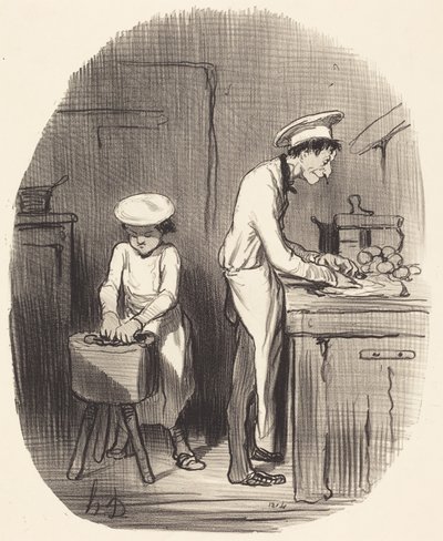 Látod, kicsim, tévedsz... alkotó: Honoré Daumier