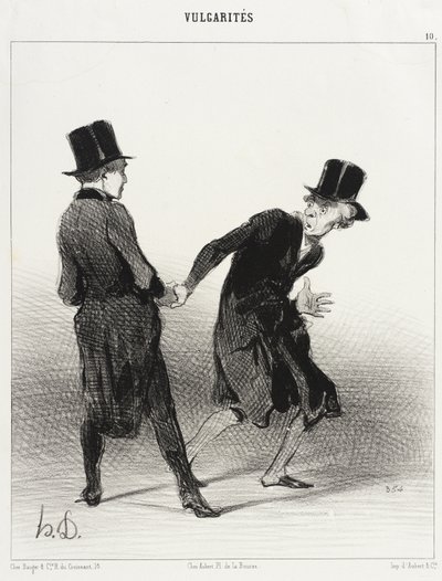 Te, barátom! Honnan tudod... alkotó: Honoré Daumier