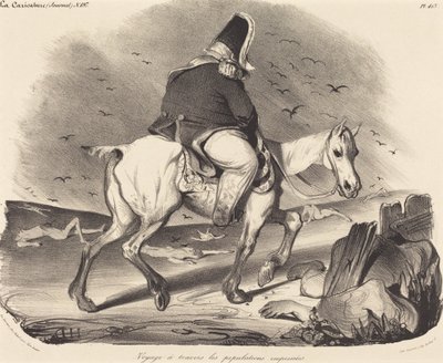 Utazás a buzgó lakosság körében alkotó: Honoré Daumier