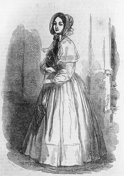 Julie Mercadet, illusztráció a Jó üzletemberből (Le Faiseur), Honore de Balzac (1799-1850), francia kiadás alkotó: Honore de Balzac