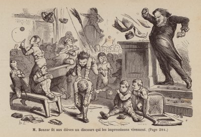 Illusztráció az Un Bon Petit Diable (metszet) számára alkotó: Horace (after) Castelli