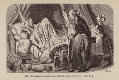 Illusztráció az Un Bon Petit Diable (metszet) számára alkotó: Horace (after) Castelli