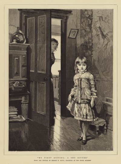 Első ülésem, félénk ülő alkotó: Horace Henry Cauty