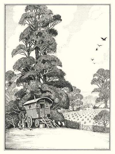 Augusztus (litográfia) alkotó: Horace J. Knowles