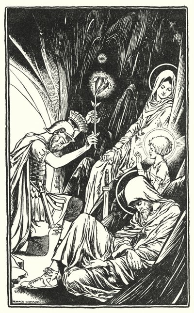 Betlehemi gyermekek (litográfia) alkotó: Horace J. Knowles