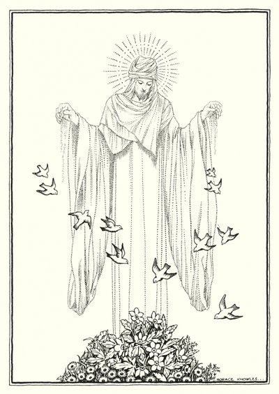 Illusztráció a Hegyi beszédhez (metszet) alkotó: Horace J. Knowles
