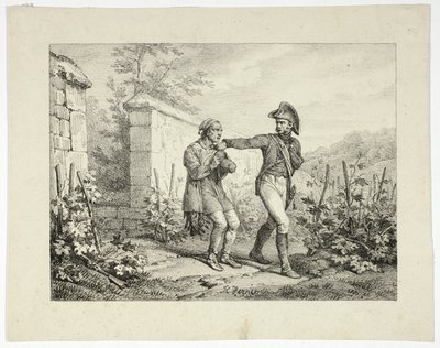 Egy orvvadász letartóztatása alkotó: Emile Jean Horace Vernet
