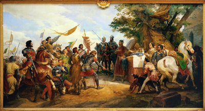 Bouvines-i csata alkotó: Horace Vernet